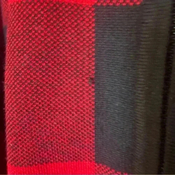 Torrid Buffalo Plaid Sweater Jacket Cardigan 3X Fall Autumn Pumpkin Patch Zip Up - Picture 4 of 11